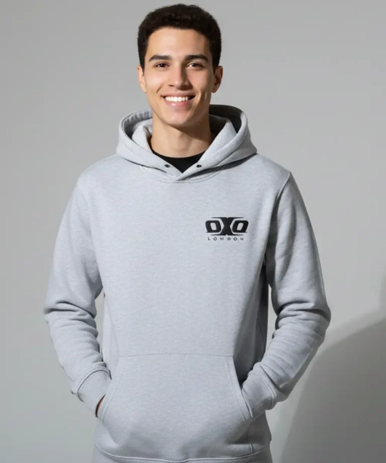 Men’s Premium Hoodie Sweatshirt with Side Pockets | Regular Fit | Printed Sky Blue Casual Wear