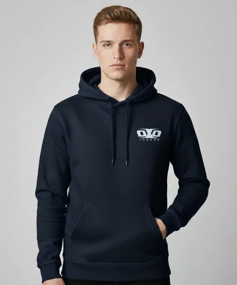 Navy Blue Bonded Hoodies