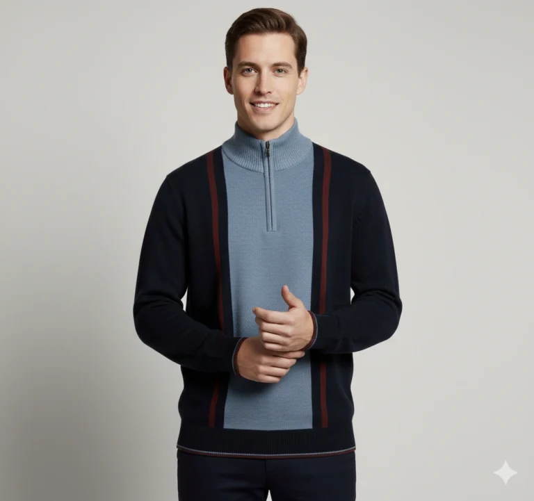 Light Blue & Navy combination