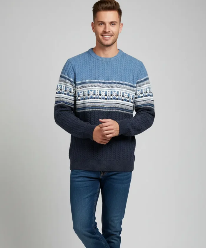 Ice Blue and Navy Blue