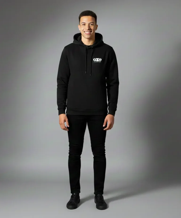 Men’s Premium Hoodie Sweatshirt with Side Pockets | Regular Fit | Black Casual Wear